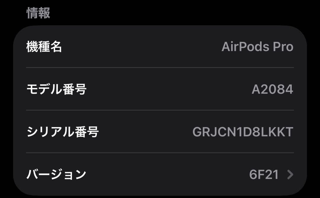 Apple AirPods Pro 第一世代　【中古品•消毒拭き取り済み】