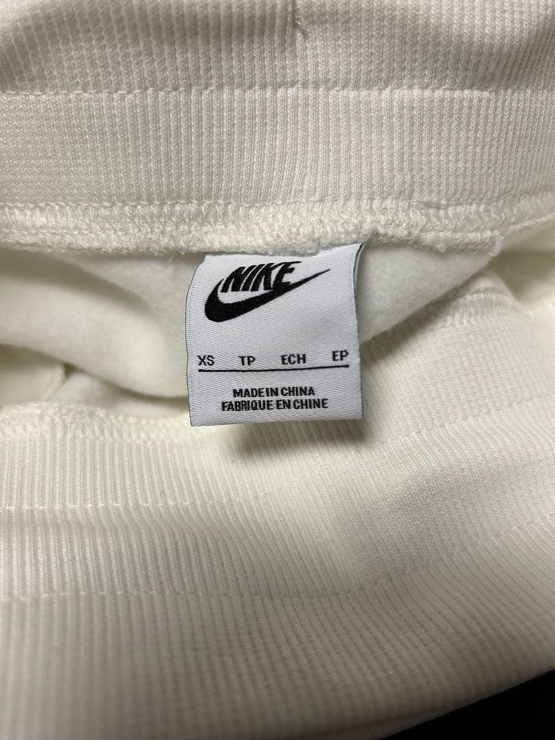 Nike ホワイト　トレーナー　パンツセット　裏起毛