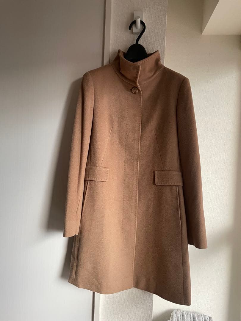 ☆美品☆MaxMara マックスマーラスタジオ　スタンドカラーコート　40