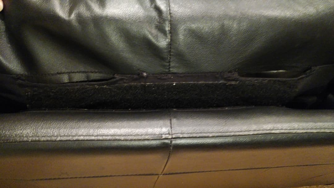 無印良品 ソファー　ブラック レザー 本革 2人掛け 3人掛け 黒 ソファ