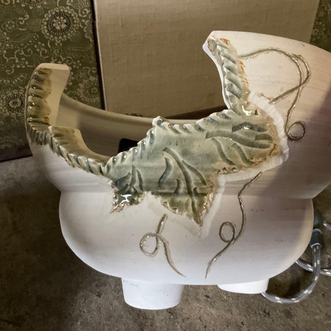 希少　欠風炉　真形羽釜　釜師清光作　電熱器　創巧野々田　動作確認済