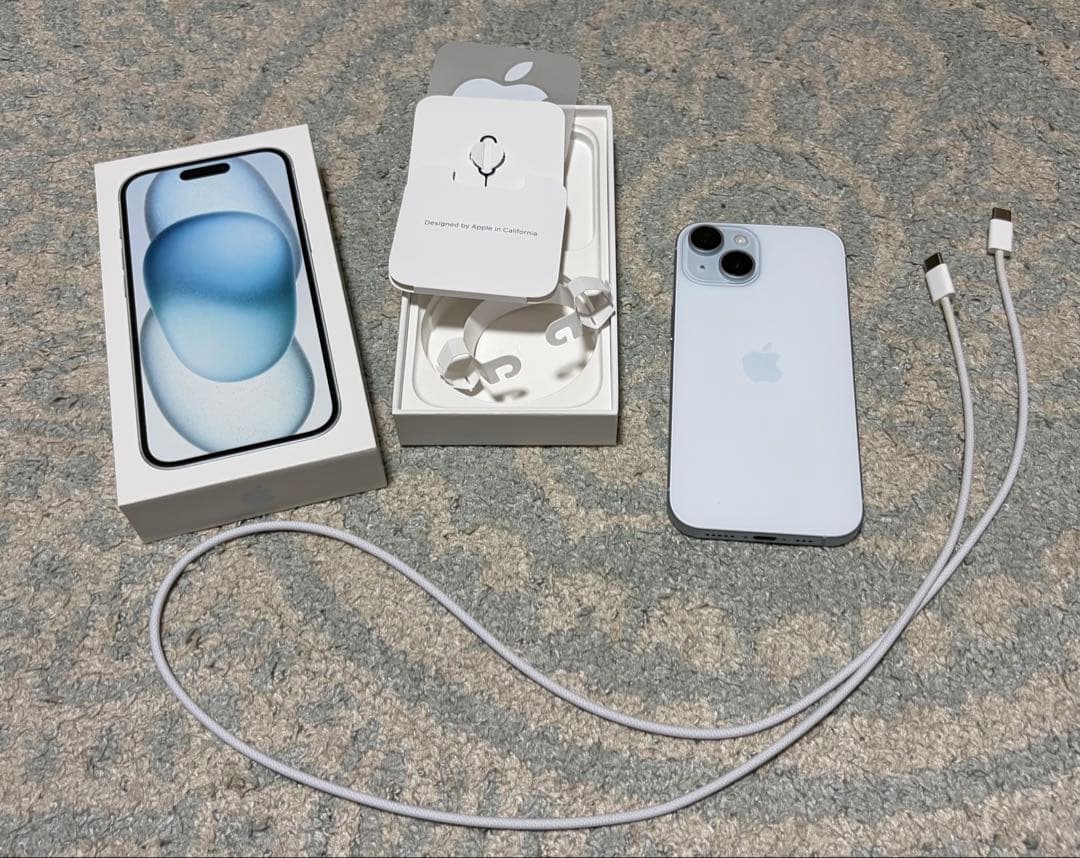 Apple iPhone 15 /256GB ブルー 本体