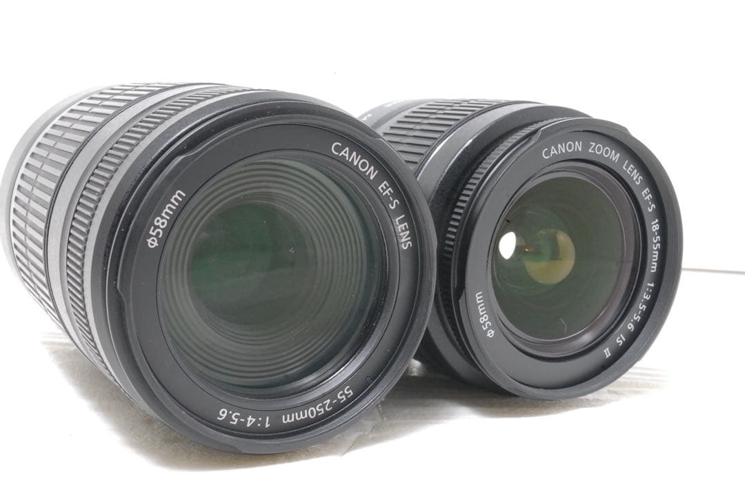 美品❤️ショット数少✨Canon EOS Kiss X4 ダブルレンズセット