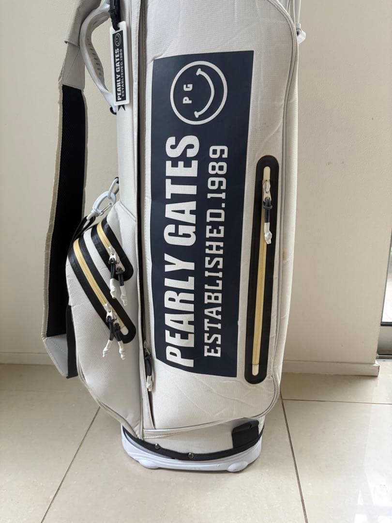 ヒ*ロ様 PEARLY GATES キャディバッグ ホワイト