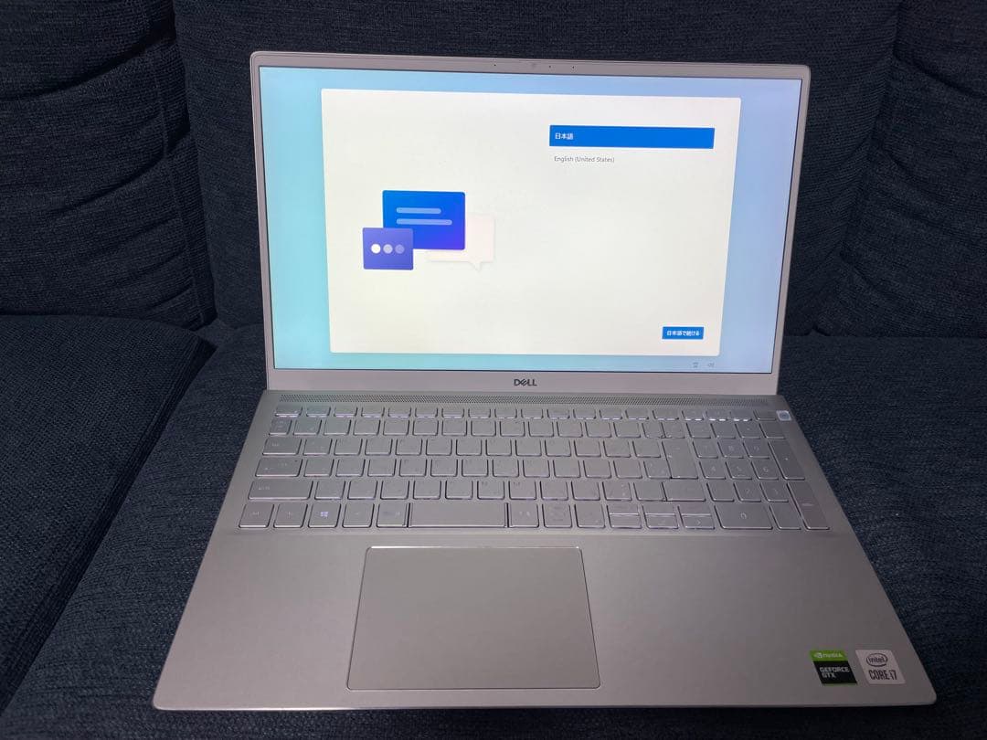 Windowsノート本体 Dell Inspiron15 i7/16GB/1TB GTX1650Ti