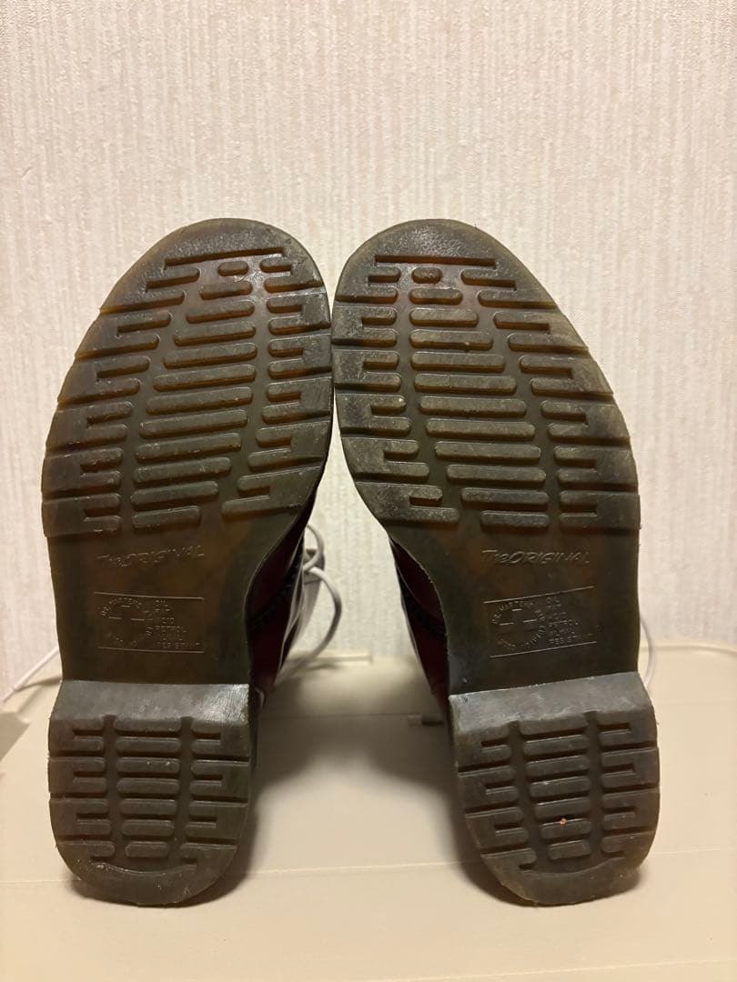 ドクターマーチン チェリーレッド　10ホール　ブーツ26.5cm 7uk