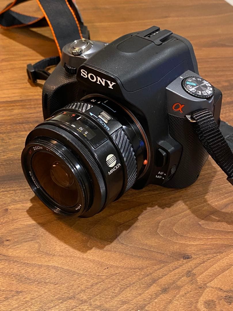 SONY α330デジタル一眼 35-70 100-200 ミノルタAFレンズ付