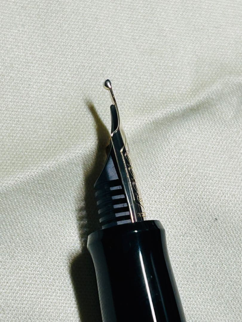 【希少】PILOT CUSTOM 74 ブラック万年筆 14K BB極太字