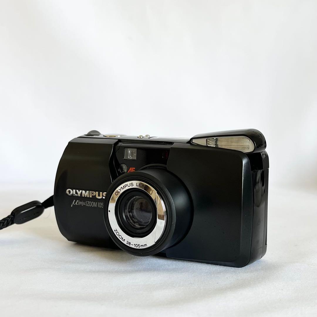 【希少 完動品】OLYMPUS μ ZOOM 105 ブラック 動作確認済み