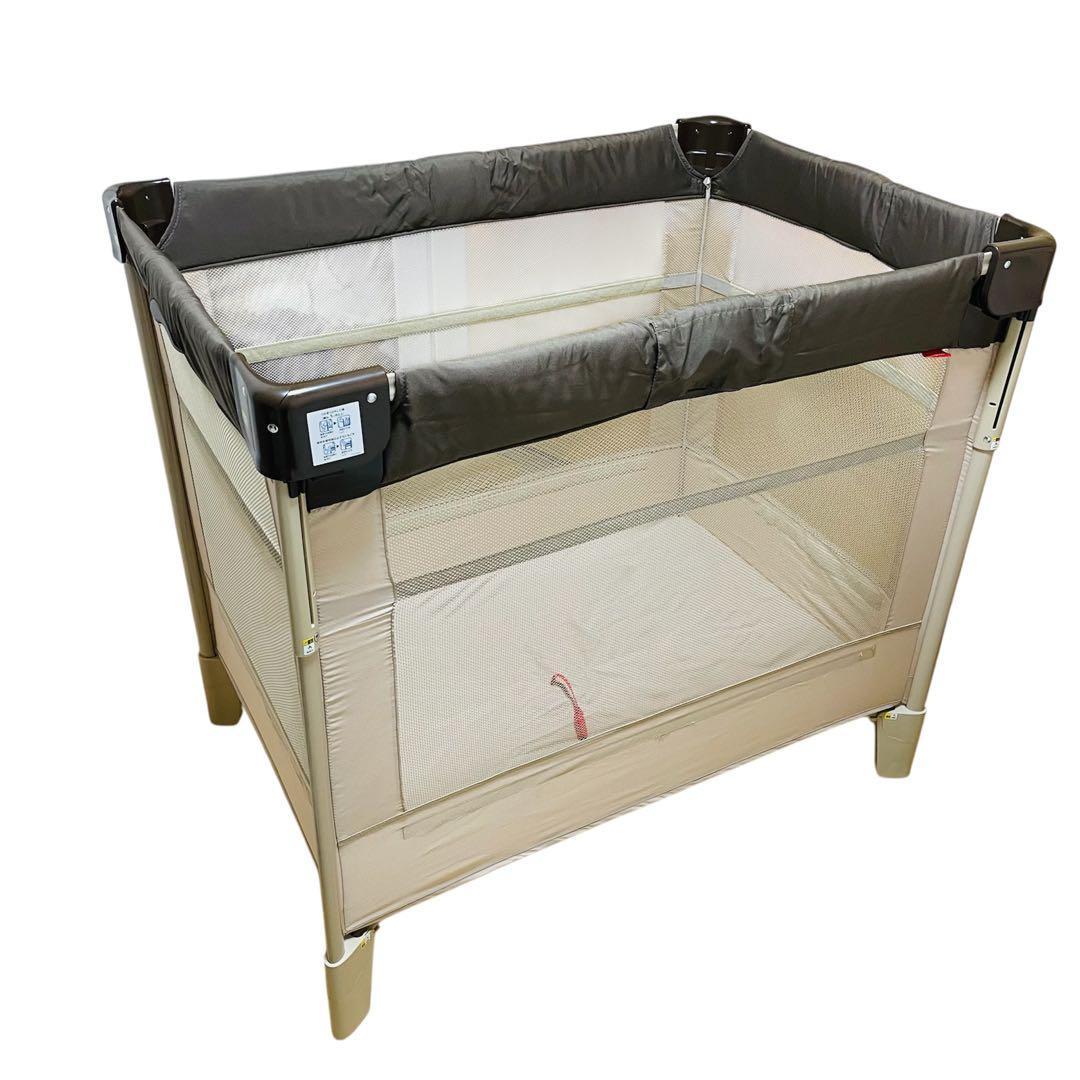 【美品】Apricaアップリカ ココネルエアー ベビーベッド ココア