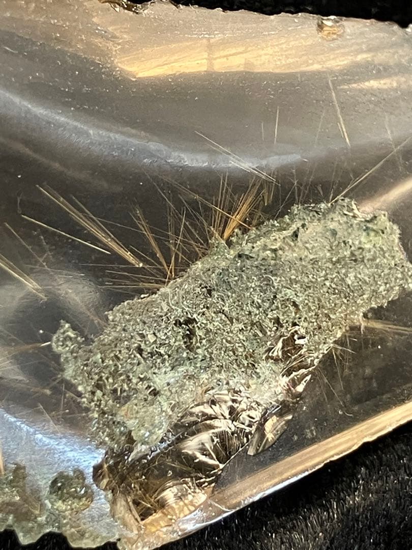 ルチルクォーツ インド ヒマチャル産 原石 天然石 パワーストーン 金運 最強