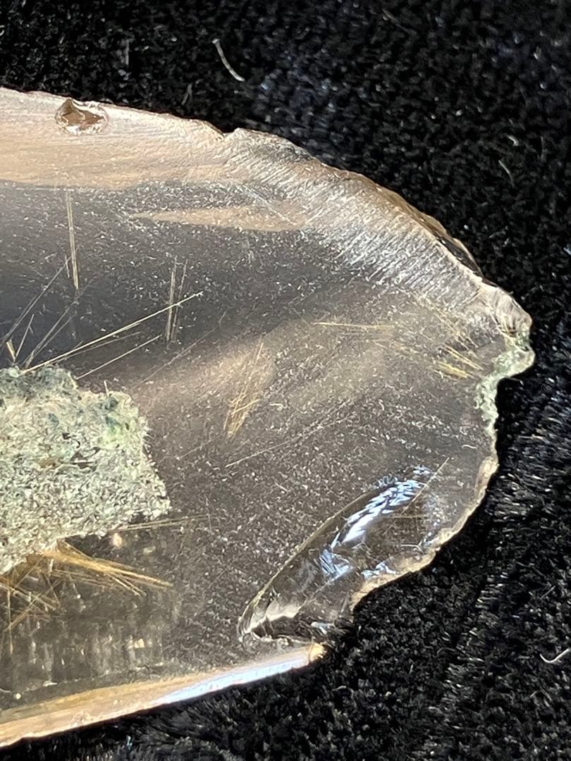 ルチルクォーツ インド ヒマチャル産 原石 天然石 パワーストーン 金運 最強