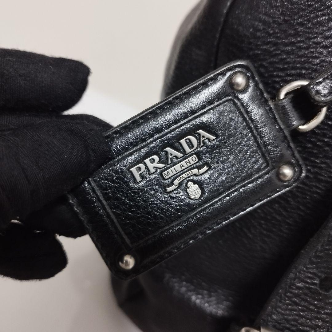 美品☆　PRADA　archive　市川隼基さん着用モデル　オールレザー　バッグ