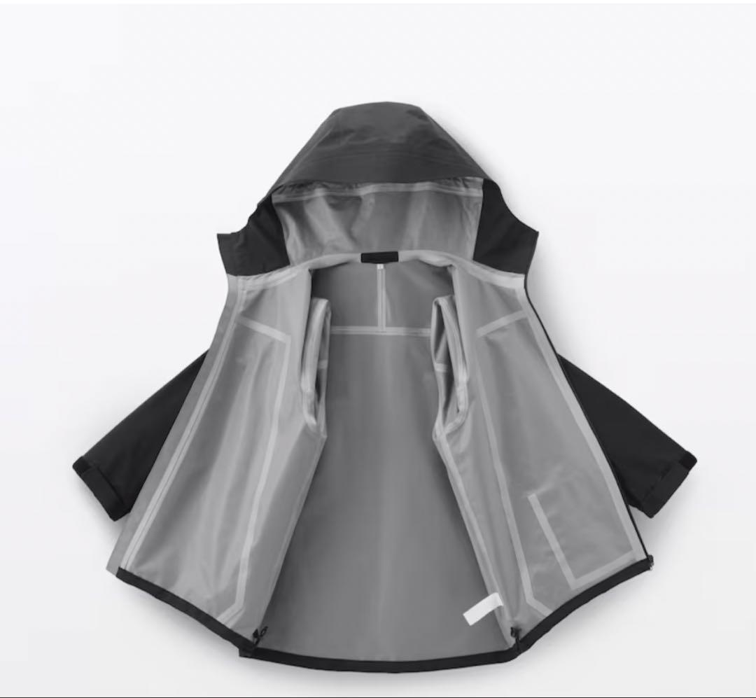 MUJI Labo 透湿撥水コットンナイロン　フードブルゾン S