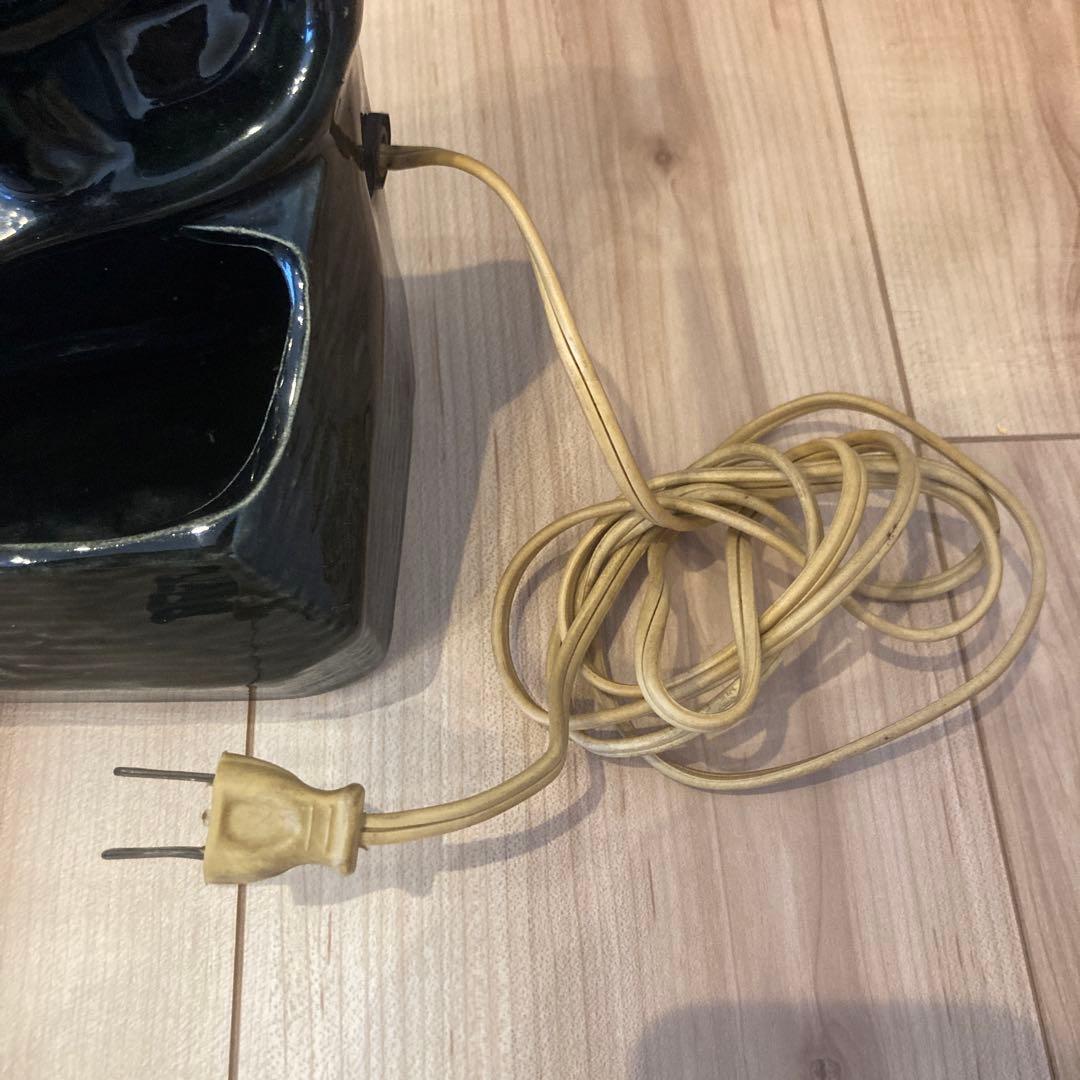 50年代 ビンテージ ブラックパンサー ランプ　陶器