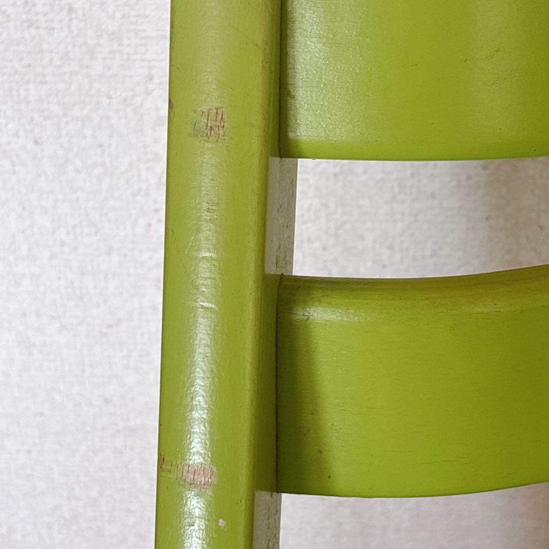 ストッケ　トリップトラップ　グリーン 木製 ベビーチェア　ハイチェア