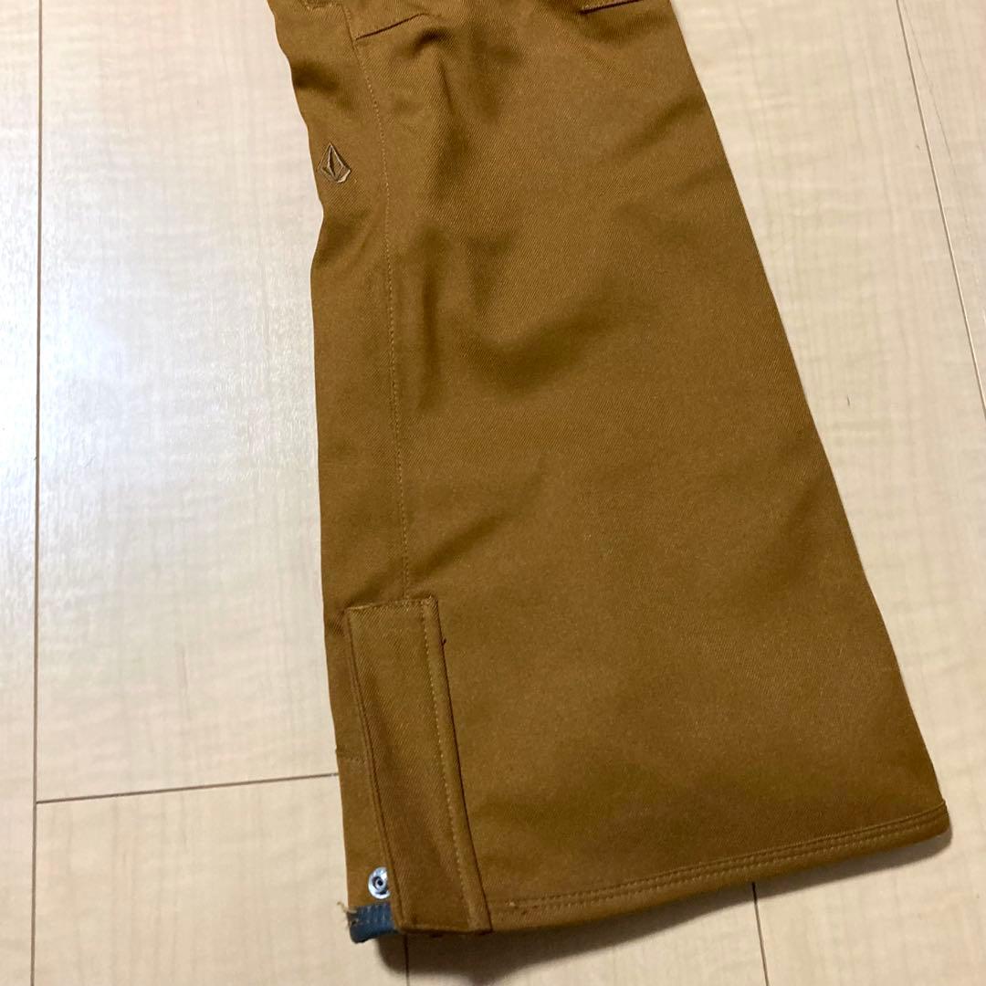 未使用級✨VOLCOM ボルコム スノーボードウェア スノボ パンツ S 茶