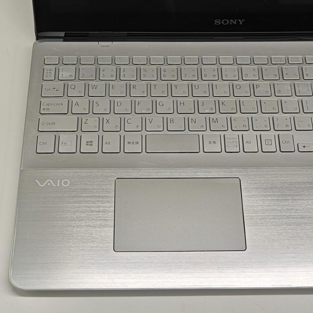【VAIO】SVF 高速i7 SSD512GB 12GB シルバー ノートPC