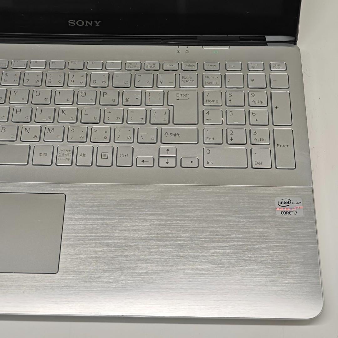 【VAIO】SVF 高速i7 SSD512GB 12GB シルバー ノートPC