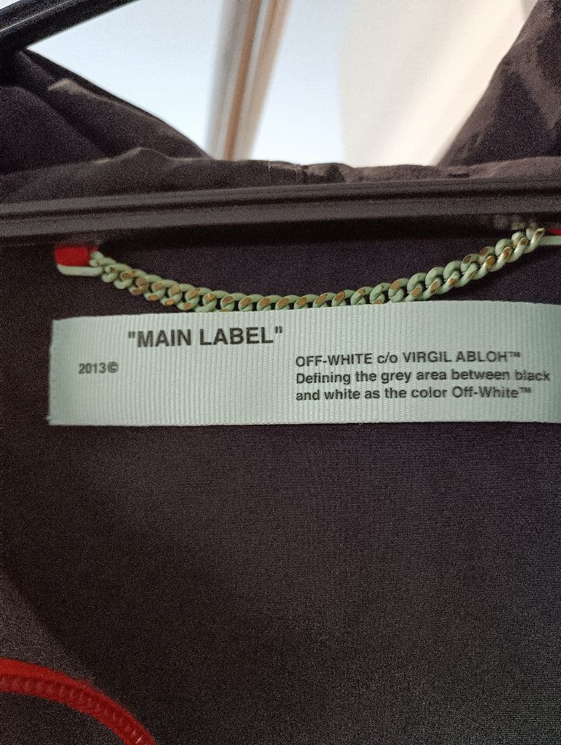 Off-White ナイロンジャケット レッド/ブラック