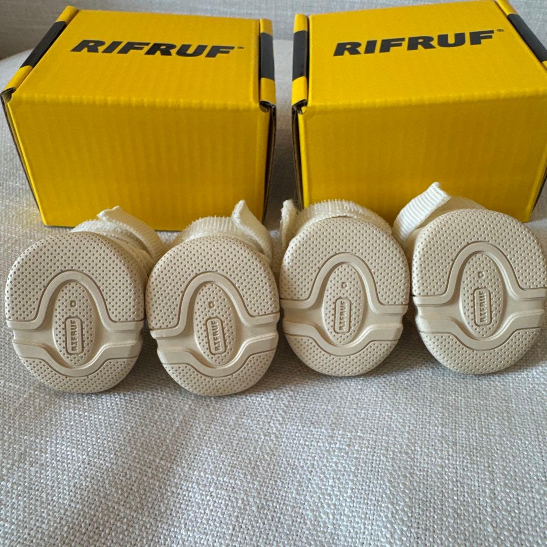 【新品】 RIFRUF ドッグスニーカー ベージュ0(xxs)
