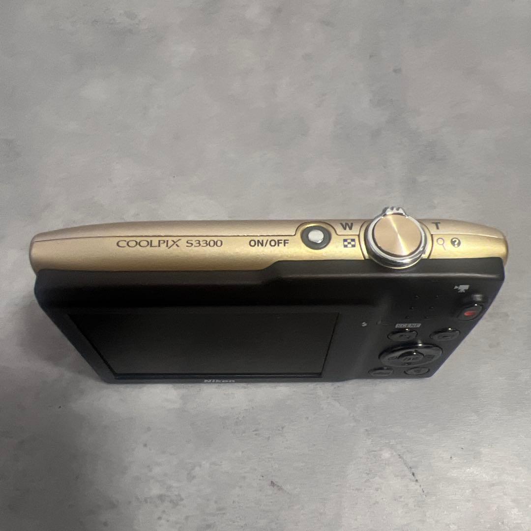 極美品 NICON COOIPIX S3300 ゴールド