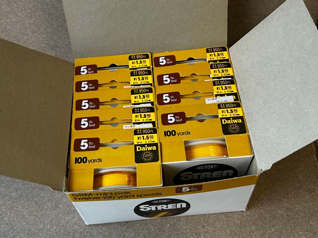 DU PONT STREN 5lb 未開封11個セット ストレーン