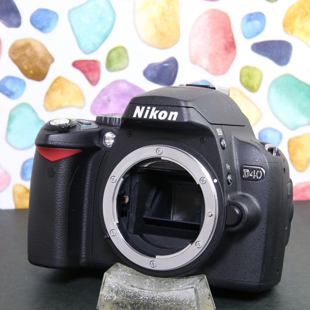 ♥︎◇Nikon D40 ◇大人気一眼レフ ◇スマホ転送 ◇美品