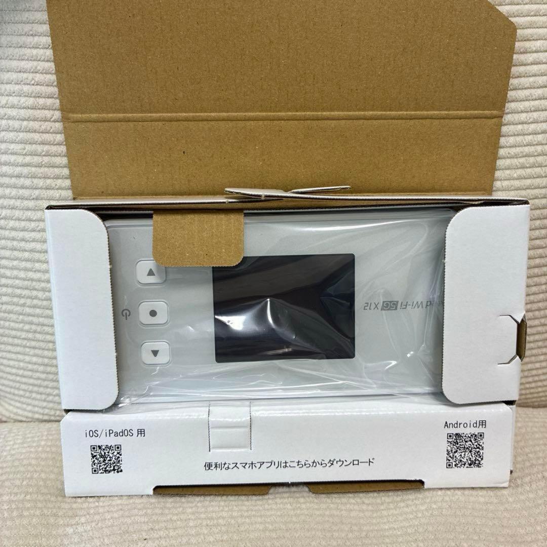 【新品未使用】Speed Wi-Fi 5G X12 モバイルルーター本体のみ