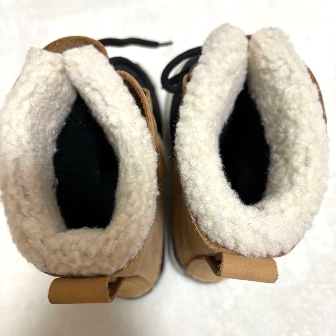 SOREL TIVOLI ソレル ティボリ スノーブーツ 黒 ベージュ 23cm
