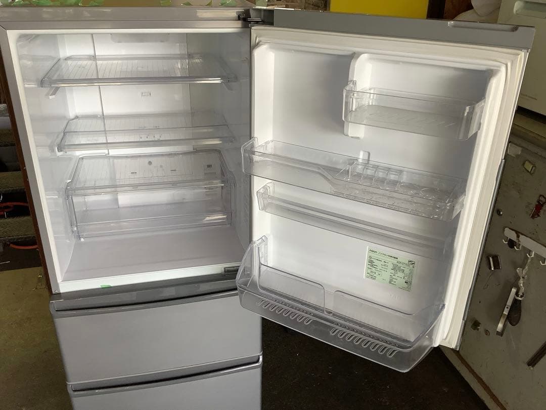 アクア 3ドア冷蔵庫 AQR-271E(S) 272L 2016年製 シルバー