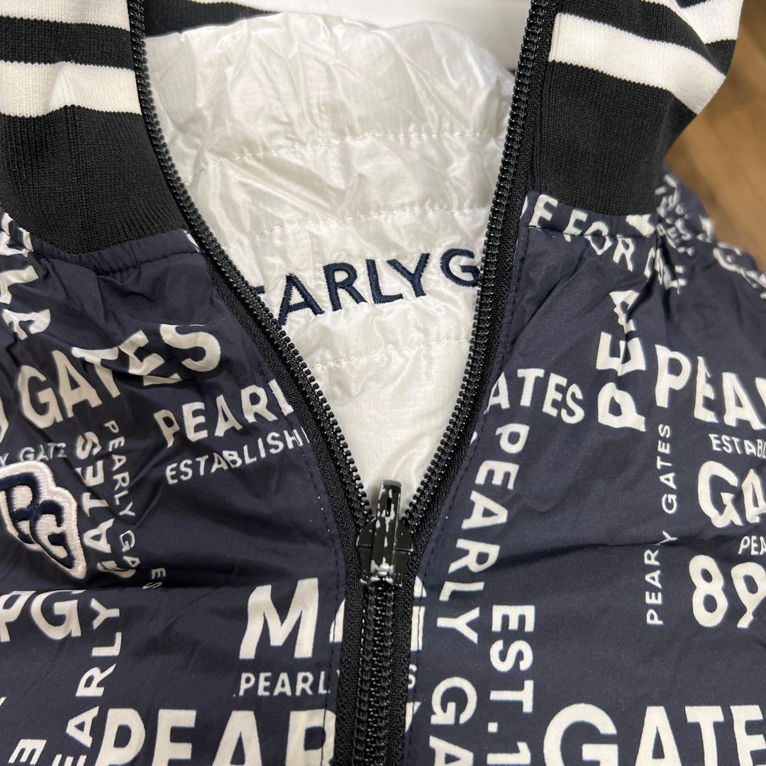 パーリーゲイツ　リバーシブル中綿アウター