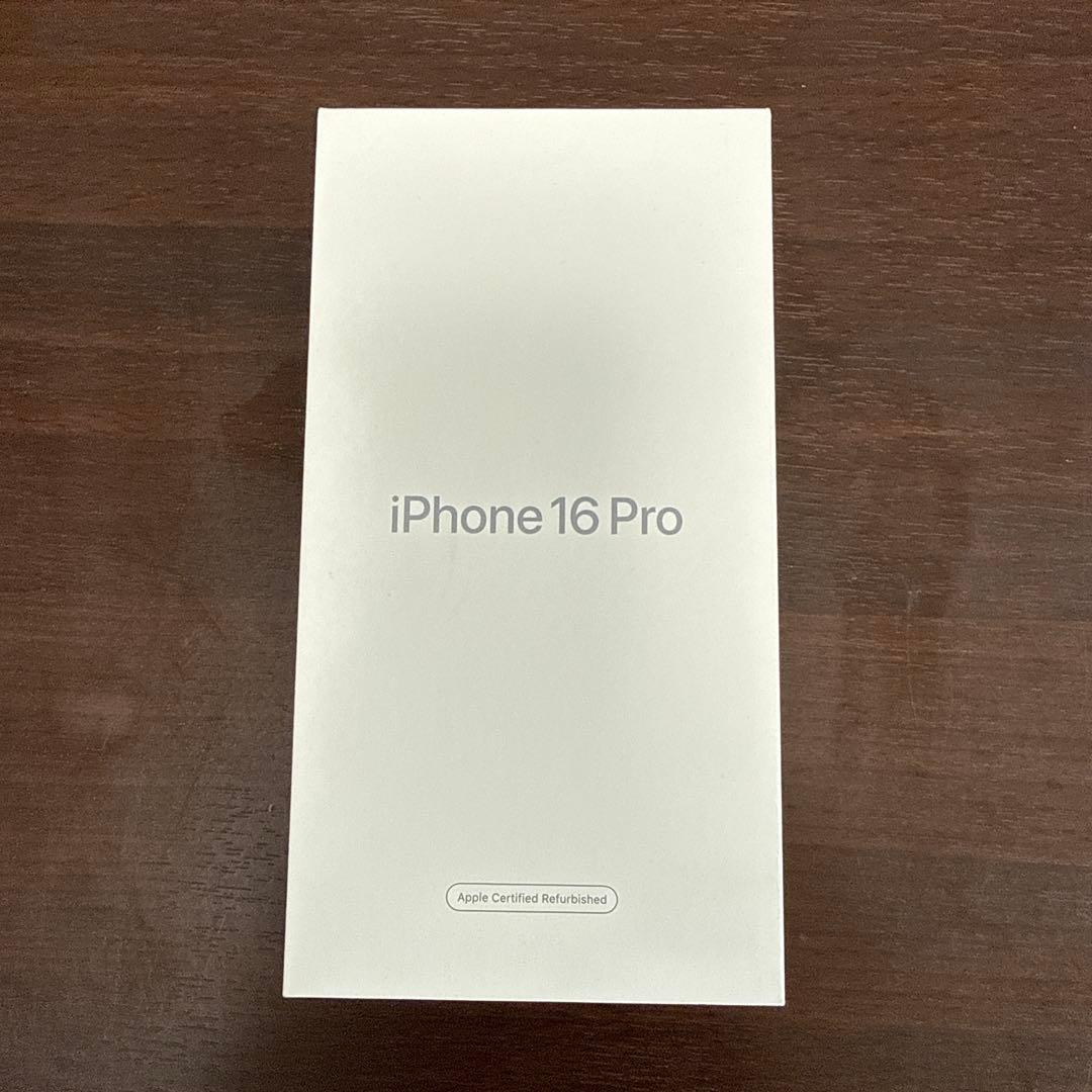 iPhone16Pro512GB ホワイトチタニウム　【整備済品・未開封】