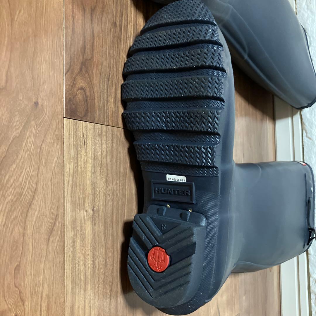 ハンター　新品未使用　長靴　24センチ　トール レインブーツ ネイビー　紺