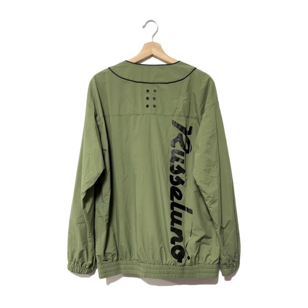 新品 ラッセルノ ゴルフ B.B Vネック プルオーバー カーキ M 4