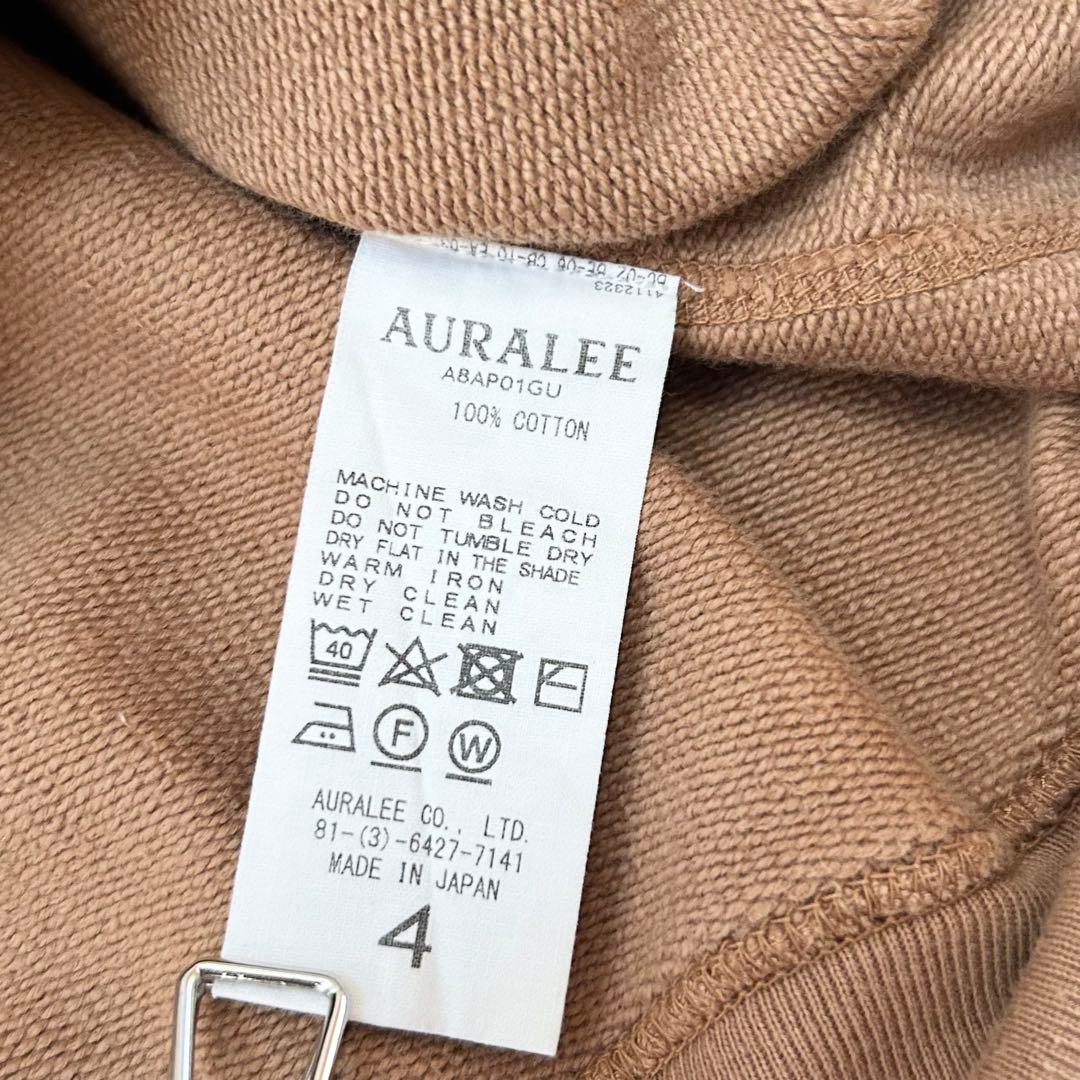 AURALEE スウェット A8AP01GU コットン 日本製 サイズ4