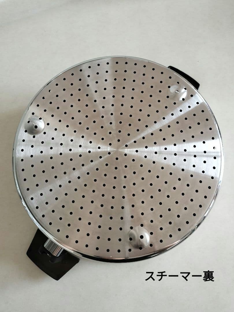 ロイヤルクイーン　6コート鍋+大フライパン+蓋+蒸し器 7点セット ガスIH対応