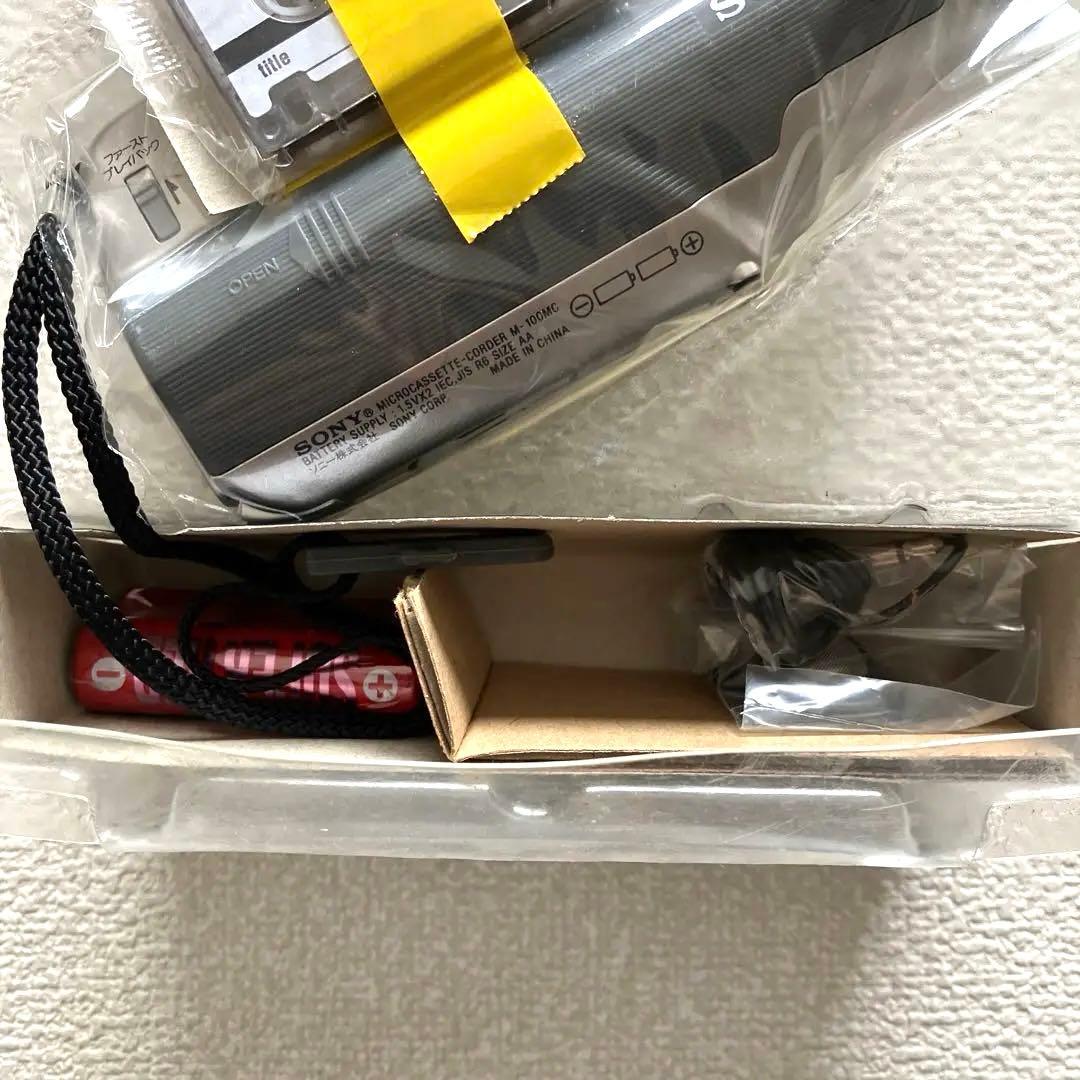 SONYマイクロカセットテープレコーダー M-100MC