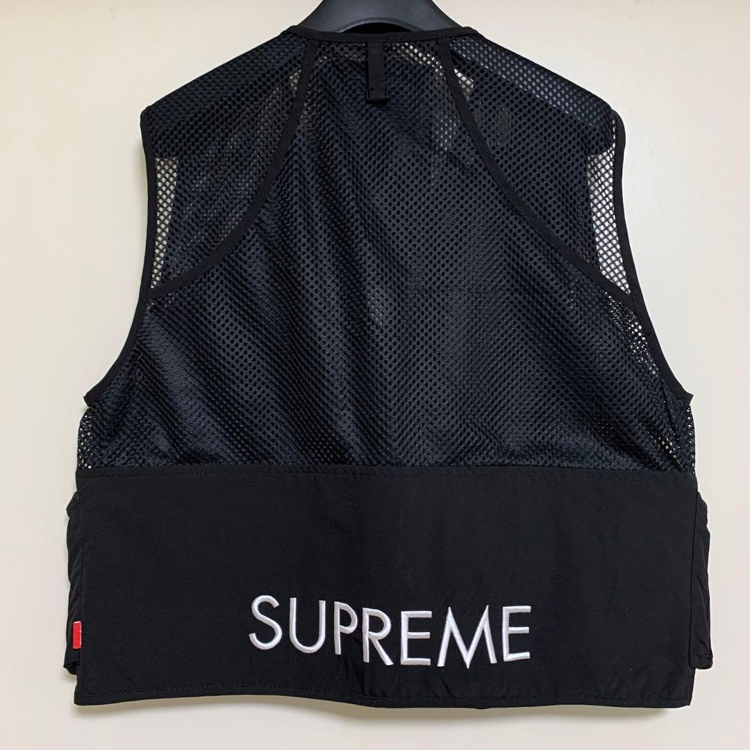 レア Supreme × THE NORTH FACE カーゴメッシュベスト S