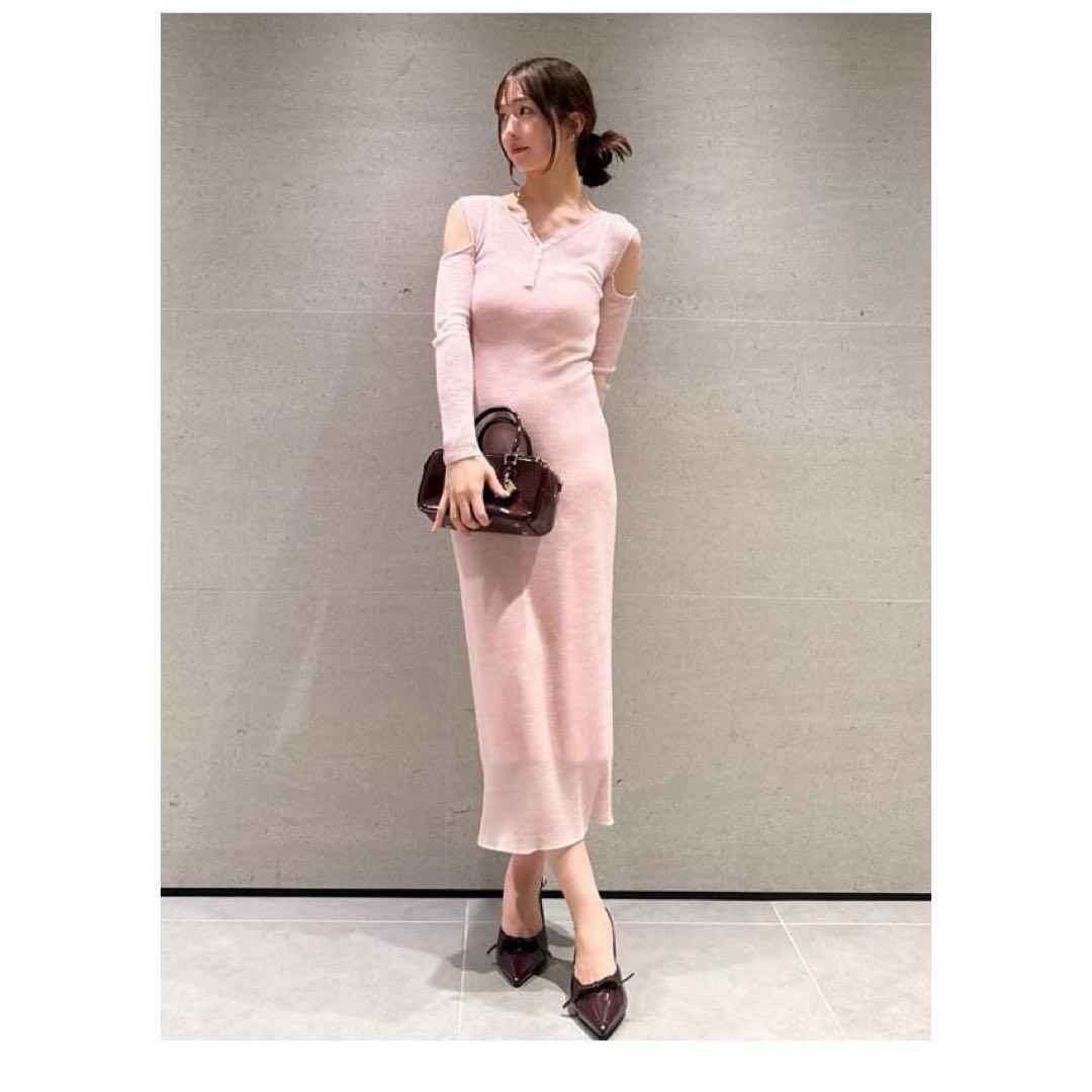 SNIDEL スナイデル リボンパンプス