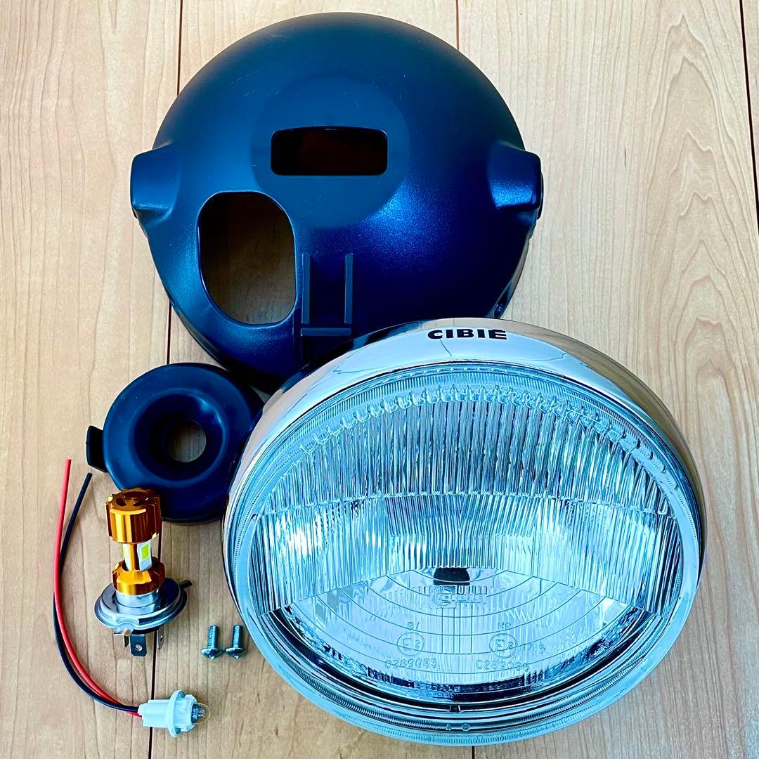 キティ！当時物 シビエ 凹み ヘッドライト CIBIE 極美品 マーシャル