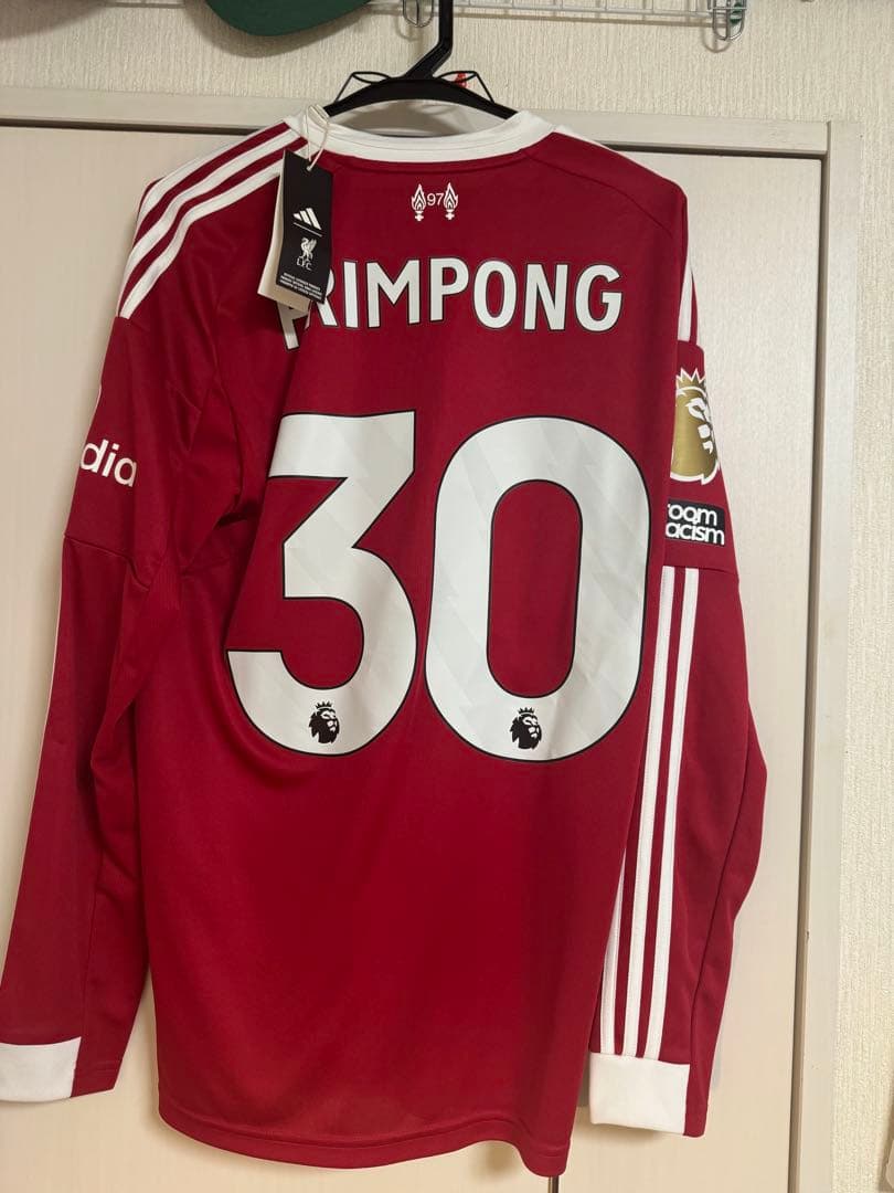 リバプール 25-26 ホーム 長袖レプリカユニフォーム　フリンポン