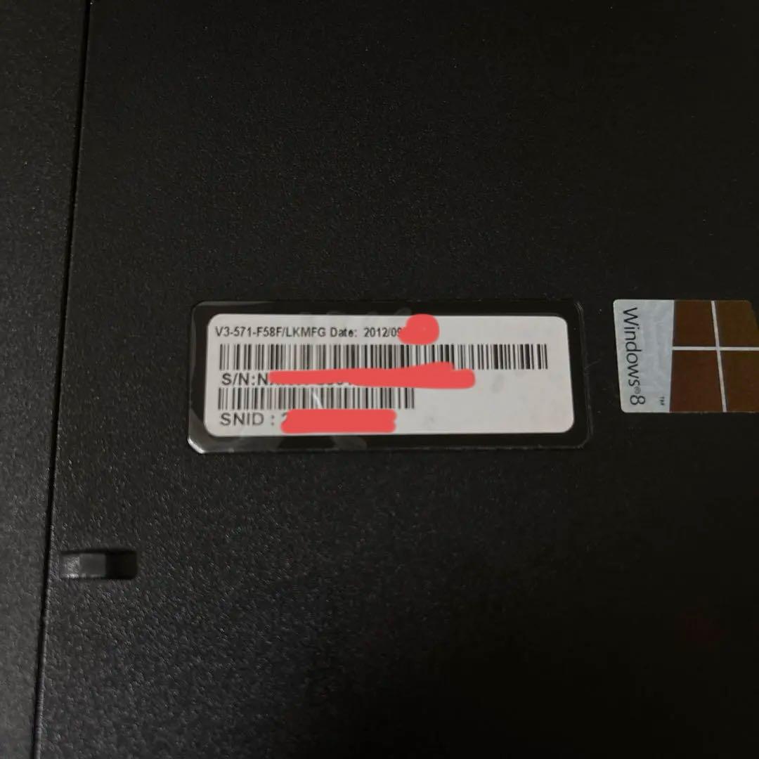 その他ノートPC本体 V3-571-F58F/LK