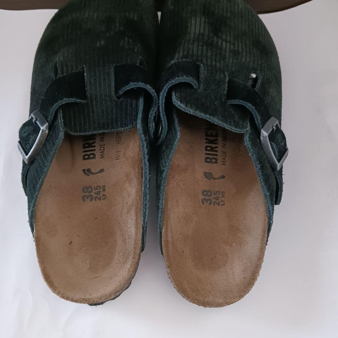 BIRKENSTOCK コーデュロイ サボサンダル 38