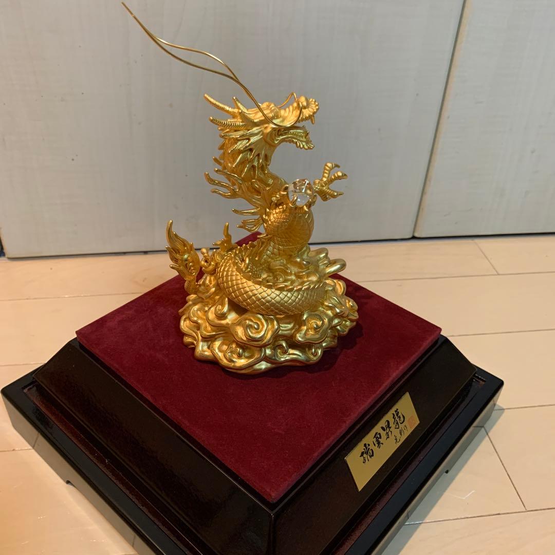 瑞雲昇龍 ドラゴン 置物 【大淵 光則】作
