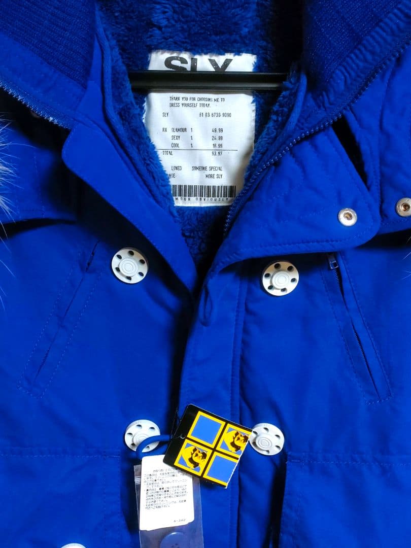SLY＊N3B モッズコート y2k 平成 ギャル ネイビー ブルー ミリタリー