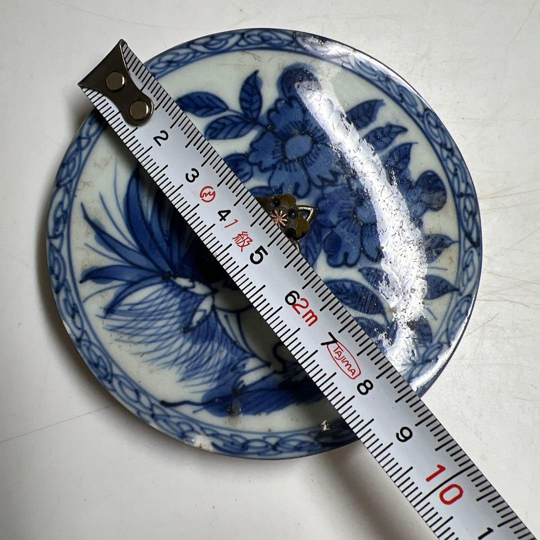 中国明時代　ウサギの図蓋　直径8.7㎝　東Y8-0203☆2F