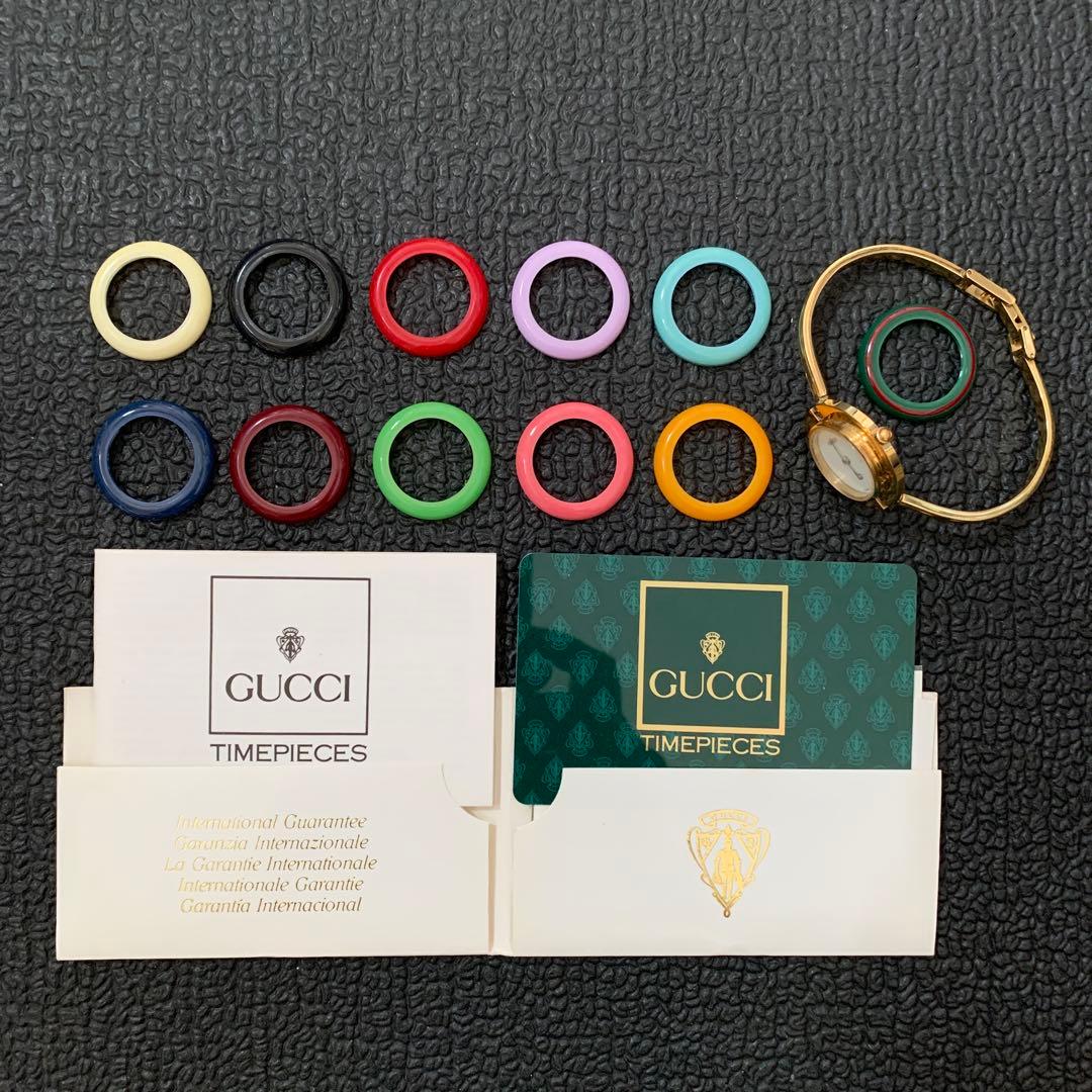 GUCCI 腕時計（裏蓋無し）・チェンジベゼル（茶色無し）