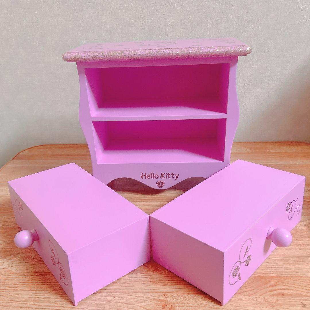 激レア 未使用 ハローキティ バラ 薔薇 チェスト アクセサリーケース 小物入れ