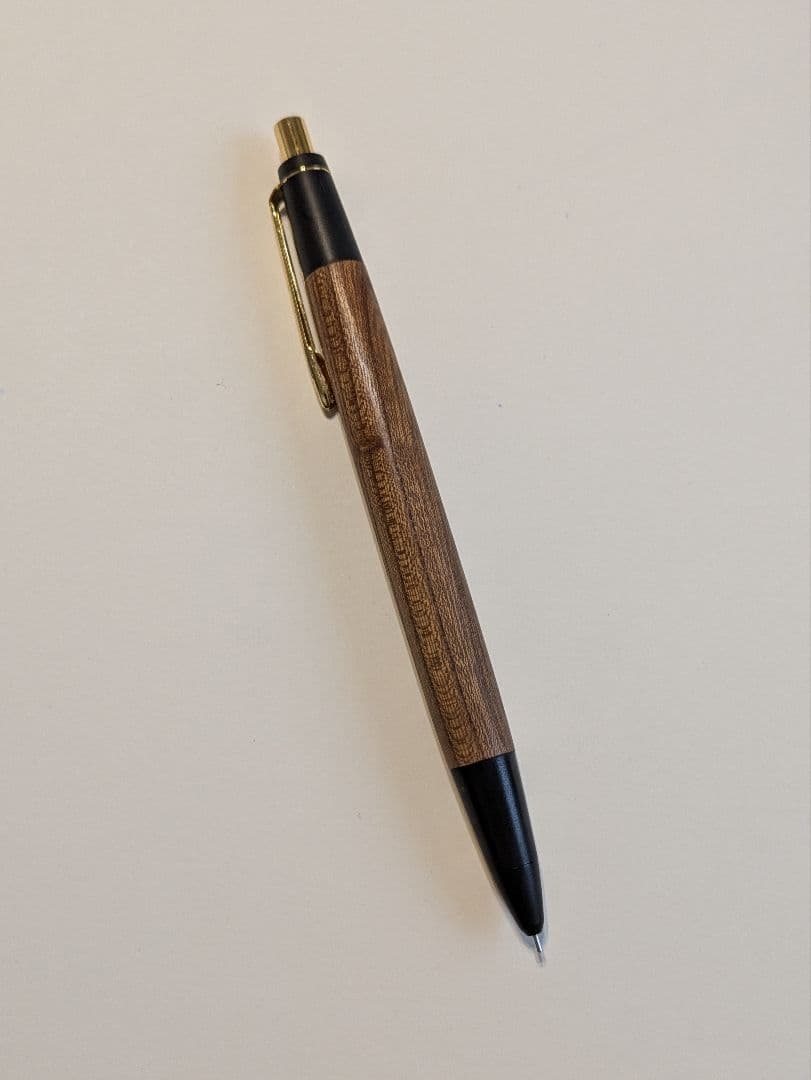 野原工芸　欅　新形　シャープペンシル